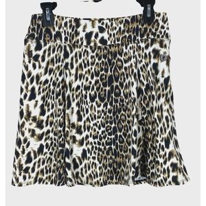 Dona Jo Skort Skirt Womens Size 2‎ Animal Cheeta Print Golf Tennis Pickleball
